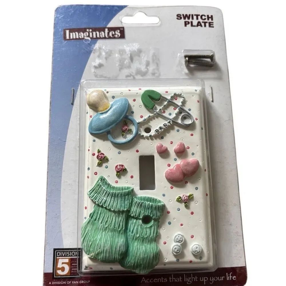 Imaginates Baby Nursery Light Switch Plate *New*